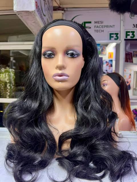 Long Wave Headband Wig