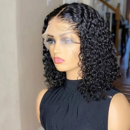 Centre-Part Curly Bob